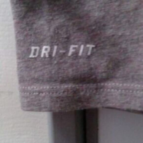 Nike Washington Nationals Dri-Fit T-Shirt Size M Gray/Red Athletic Cut - Picture 6 of 10